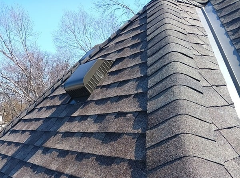 Completed roofing project in Kansas City by JRM Roofing